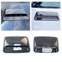 Prise d'Air de Capot Décorative Universelle Aspect Carbone - vue arrière - Becquet Voiture