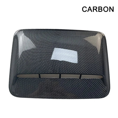 Prise d'Air de Capot Décorative Universelle Aspect Carbone - vue rapprochée - Becquet Voiture