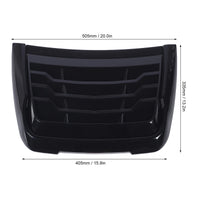 Prise d'Air de Capot Ford Ranger 2015-2022 Noir Brillant - packshot studio - Becquet Voiture