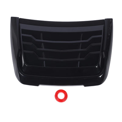 Prise d'Air de Capot Ford Ranger 2015-2022 Noir Brillant - vue arrière - Becquet Voiture