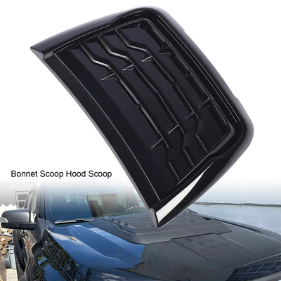 Prise d'Air de Capot Ford Ranger 2015-2022 Noir Brillant - vue de profil - Becquet Voiture