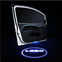 Projecteur de logo voiture personnalisé LED 2 pcs haute définition - vue de face - Becquet Voiture