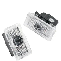 Projecteur de logo voiture personnalisé LED 2 pcs haute définition - vue de profil - Becquet Voiture