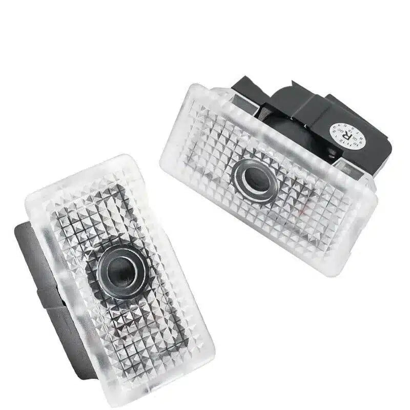 Projecteur de logo voiture personnalisé LED 2 pcs haute définition - vue de profil - Becquet Voiture