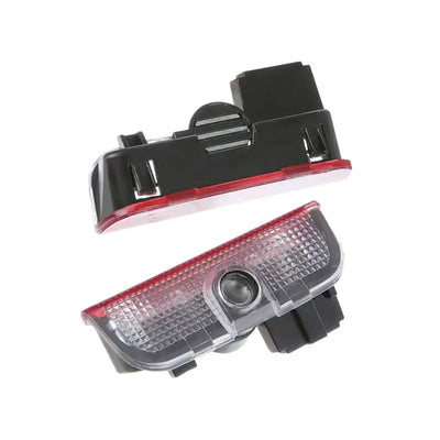 Projecteur LED de logo pour portière Volkswagen compatible Golf Passat - vue arrière - Becquet Voiture