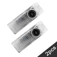 Projecteur LED de Portière Logo BMW (Lot de 2) - installé sur véhicule - Becquet Voiture