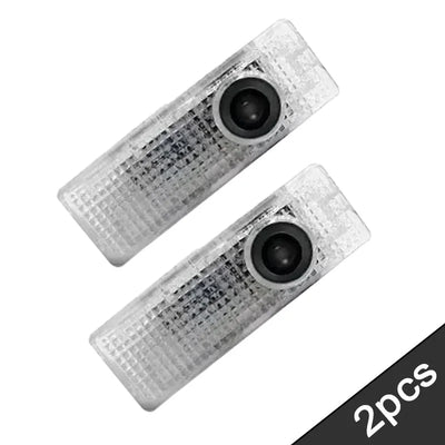 Projecteur LED de Portière Logo BMW (Lot de 2) - installé sur véhicule - Becquet Voiture