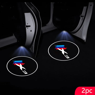 Projecteur LED de Portière Logo BMW (Lot de 2) - packshot studio 2 - Becquet Voiture