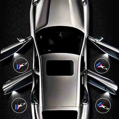 Projecteur LED de Portière Logo BMW (Lot de 2) - vue arrière - Becquet Voiture