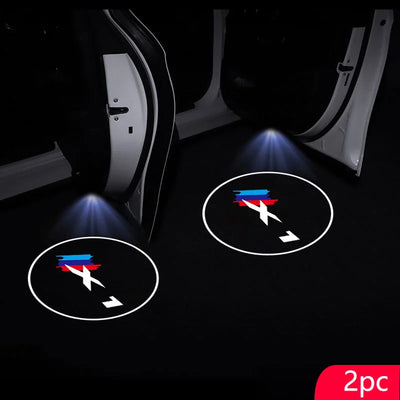 Projecteur LED de Portière Logo BMW (Lot de 2) - vue de trois-quarts 2 - Becquet Voiture