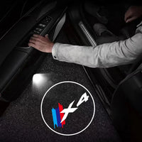 Projecteur LED de Portière Logo BMW (Lot de 2) - vue de trois-quarts - Becquet Voiture