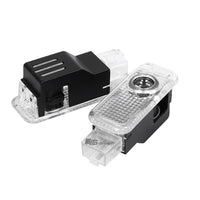 Projecteur LED Porte Logo Audi Éclairage Sol - installé sur véhicule 2 - Becquet Voiture