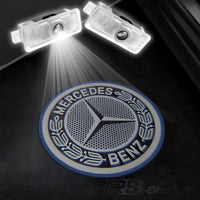 Projecteur LED Porte Logo Mercedes AMG - en situation - Becquet Voiture