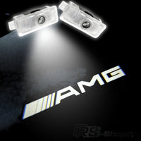 Projecteur LED Porte Logo Mercedes AMG - packshot studio 2 - Becquet Voiture