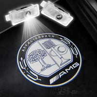 Projecteur LED Porte Logo Mercedes AMG - vue arrière 2 - Becquet Voiture
