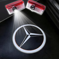 Projecteur LED Porte Logo Mercedes AMG - vue arrière - Becquet Voiture
