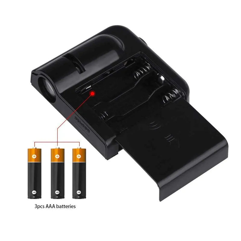 Projecteur Porte Voiture LED Sans Fil Logo Personnalisé - vue arrière - Becquet Voiture