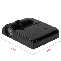 Projecteurs LED Porte Logo Renault RS GT Alpine - en situation - Becquet Voiture