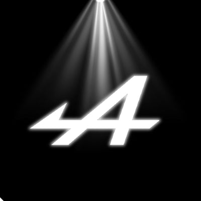 Projecteurs LED Porte Logo Renault RS GT Alpine - packshot studio - Becquet Voiture