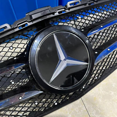 Projecteurs LED Porte Mercedes Logo HD Kit 2 - vue de trois-quarts - Becquet Voiture