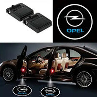 Projecteurs LED Porte Opel Insigna Lot de 2 Sans Fil - vue de face - Becquet Voiture