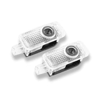 Projecteurs LED Porte Porsche Logo Cayenne - vue arrière - Becquet Voiture