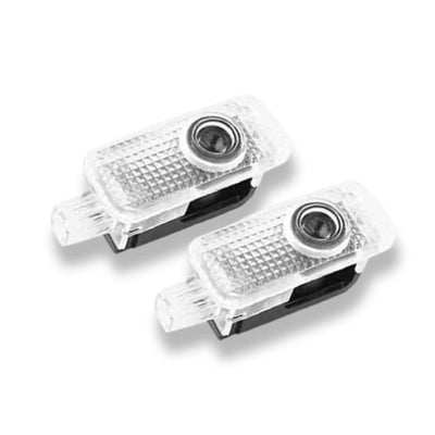 Projecteurs LED Porte Porsche Logo Cayenne - vue arrière - Becquet Voiture