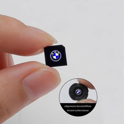 Projecteurs LED portière BMW 2x logo haute définition plug-and-play - détail du montage - Becquet Voiture