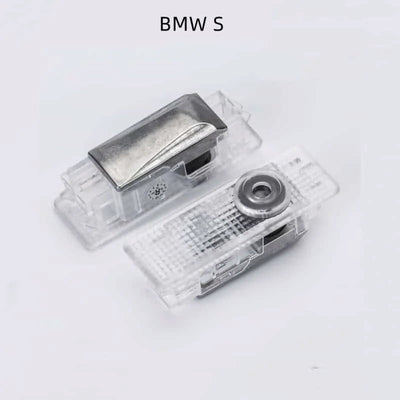Projecteurs LED portière BMW 2x logo haute définition plug-and-play - en situation - Becquet Voiture