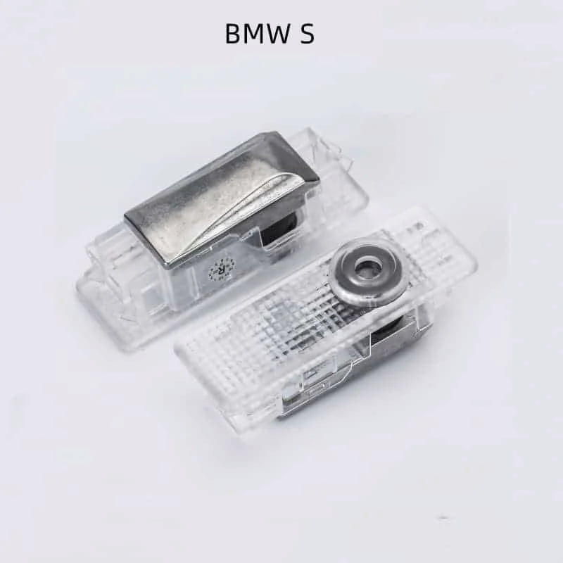 Projecteurs LED portière BMW 2x logo haute définition plug-and-play - en situation - Becquet Voiture