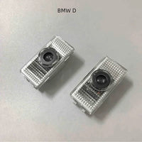 Projecteurs LED portière BMW 2x logo haute définition plug-and-play - vue de dessus - Becquet Voiture