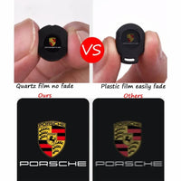 Projecteurs LED Portières Porsche Logo HD, Installation Plug-and-Play - vue de profil - Becquet Voiture