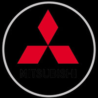 Projecteurs Lumières Portière Mitsubishi LED CREE Kit 2 - vue arrière - Becquet Voiture