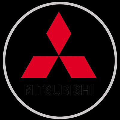 Projecteurs Lumières Portière Mitsubishi LED CREE Kit 2 - vue arrière - Becquet Voiture