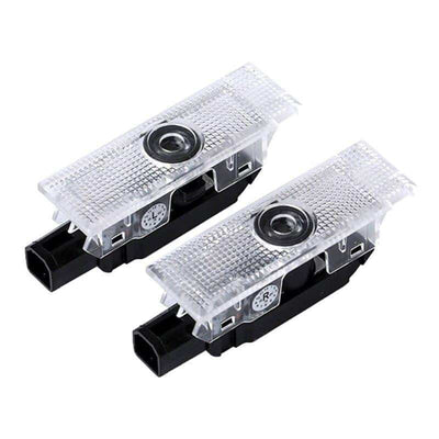 Projecteurs Porte Alfa Romeo LED Logo HD Kit 2 - installé sur véhicule - Becquet Voiture
