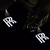 Projecteurs Porte Rolls-Royce LED Logo HD Kit 2 - vue arrière - Becquet Voiture