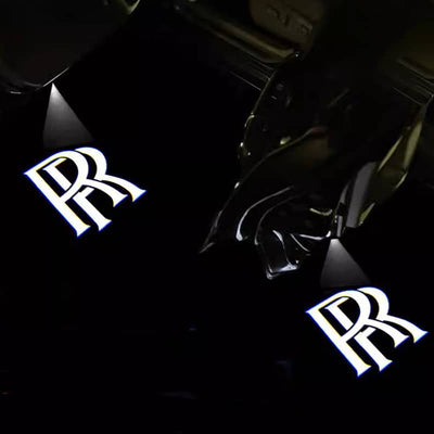 Projecteurs Porte Rolls-Royce LED Logo HD Kit 2 - vue arrière - Becquet Voiture
