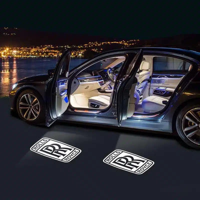 Projecteurs Porte Rolls-Royce LED Logo HD Kit 2 - vue de profil - Becquet Voiture