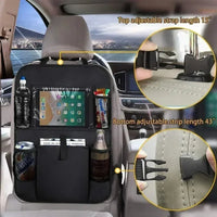 Protecteur de Siège Arrière Voiture avec Support Tablette - installé sur véhicule - Becquet Voiture
