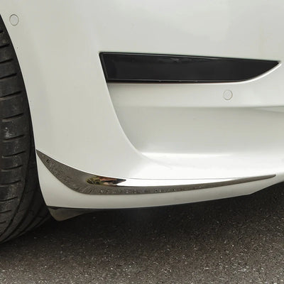 Protection d'Angle de Pare-Chocs Tesla Model 3 - installé sur véhicule - Becquet Voiture