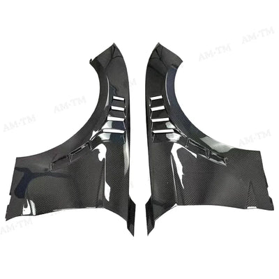 Protection Pare-Chocs Avant Carbone Ford Mustang 2015-2022 - détail du montage - Becquet Voiture