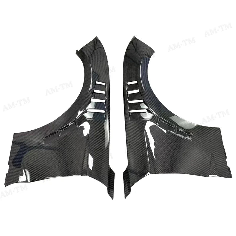 Protection Pare-Chocs Avant Carbone Ford Mustang 2015-2022 - détail du montage - Becquet Voiture