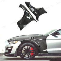 Protection Pare-Chocs Avant Carbone Ford Mustang 2015-2022 - vue de face - Becquet Voiture