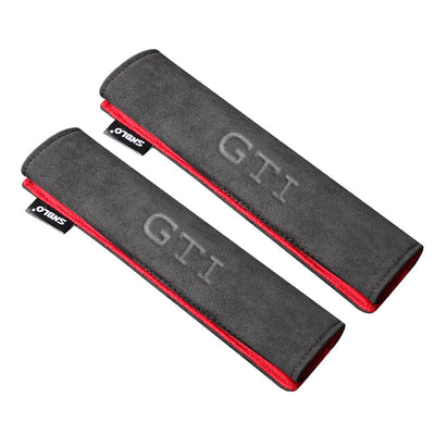 Protège Ceinture GTI Alcantara VW Golf 7 R - vue de face - Becquet Voiture