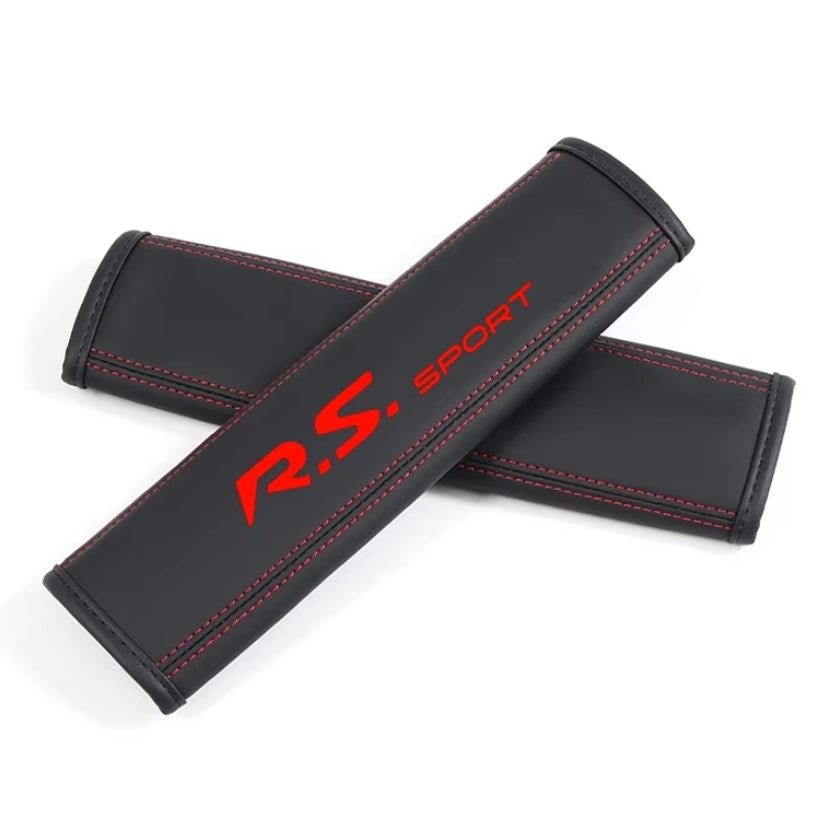 Protège Ceinture Renault RS 24.6cm 2 Pièces - vue de face - Becquet Voiture