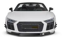 Rajout De Pare-Choc Avant Audi R8 Noir Brillant 2015-2019 - vue de profil - Becquet Voiture