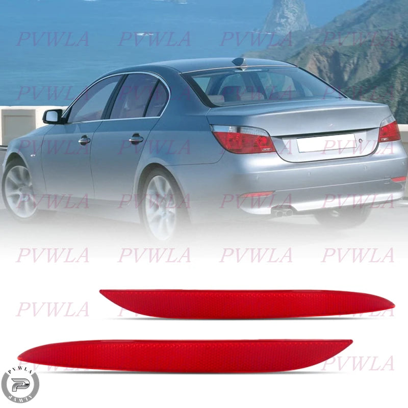 Réflecteur de Pare-chocs Arrière BMW Série 5 E60 2003-2007 - vue de face - Becquet Voiture