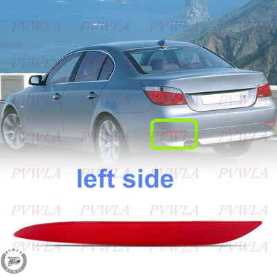 Réflecteur de Pare-chocs Arrière BMW Série 5 E60 2003-2007 - vue rapprochée - Becquet Voiture