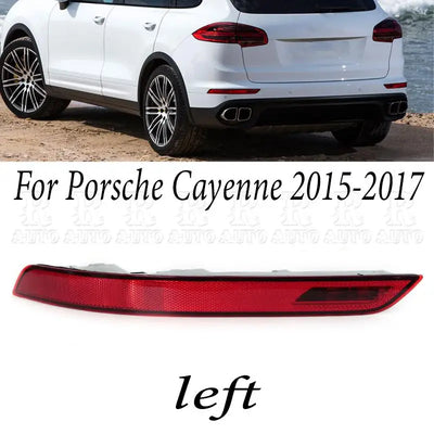 Réflecteur de Pare-Chocs Arrière Porsche Cayenne 2011-2021 - détail du montage - Becquet Voiture