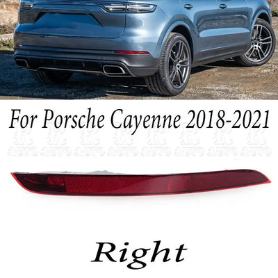 Réflecteur de Pare-Chocs Arrière Porsche Cayenne 2011-2021 - en situation - Becquet Voiture